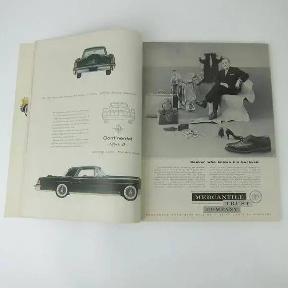 Vintage FORTUNE Magazine March 1956 General Motors, Ford, Cadillac, Buick  Ads - Picture 4 of 16